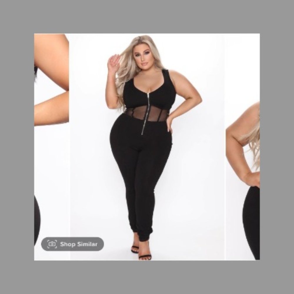 Mesh jumpsuit